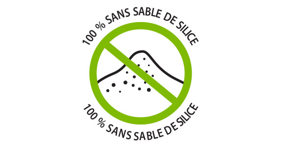 silica sand-free